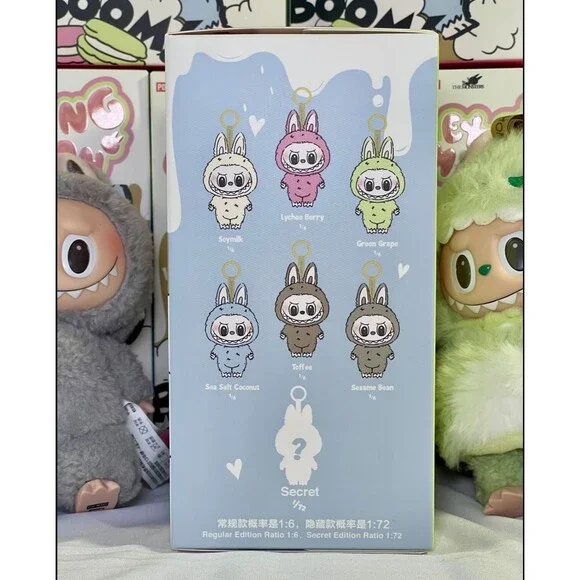 Authentic Pop Mart LABUBU Exciting Macaron THE MONSTERS Vinyl Face Blind Box